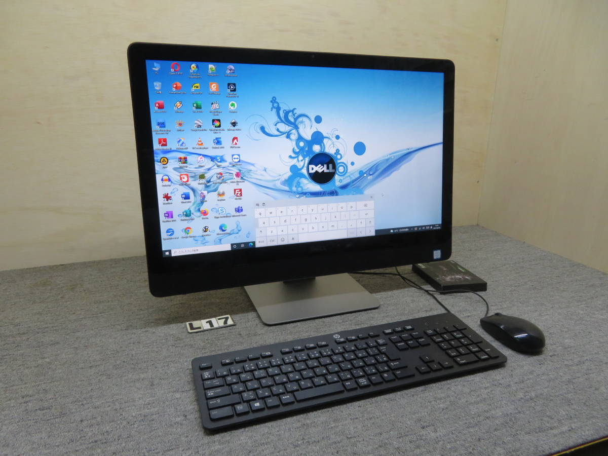 究極PC 秒速起動Core i7 第6世代 / 8GB /『新品・爆速』SSD 512GB◆ DELL 24-5459★タッチパネル23.8型 Full HD ★最新Windows10 ★Office