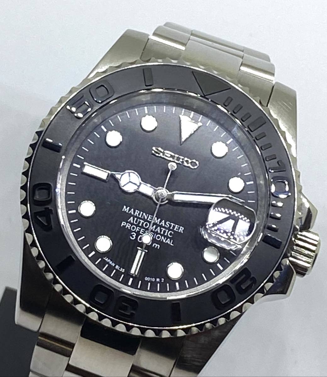GS Mod カスタム オマージュ サブマリーナ 腕時計 MOD SEIKO カスタム サブマリーナ オマージュ 未使用 seiko mod サブ