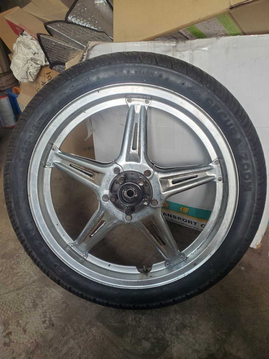 スーパーホーク　ホイール スーパーホークR 前後ホイール トリプル ホーク cb250n cb250t cb400
