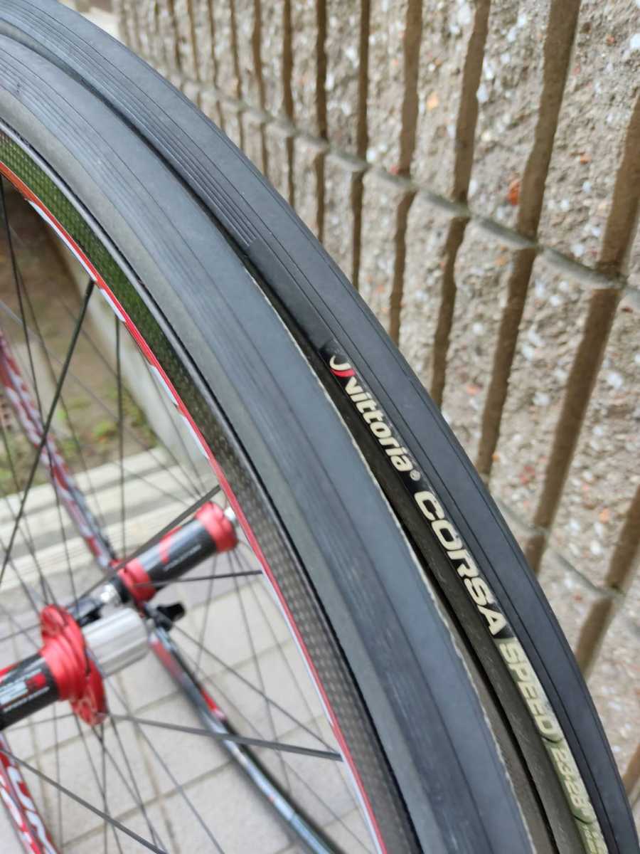 美品 FULCRUM RACING LIGHT XLRフルクラム レーシングライト XLR 超軽量 カーボンホイール 11s CULT チューブラー_10