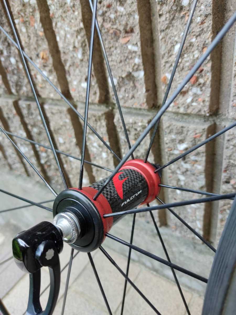 美品 FULCRUM RACING LIGHT XLRフルクラム レーシングライト XLR 超軽量 カーボンホイール 11s CULT チューブラー_2