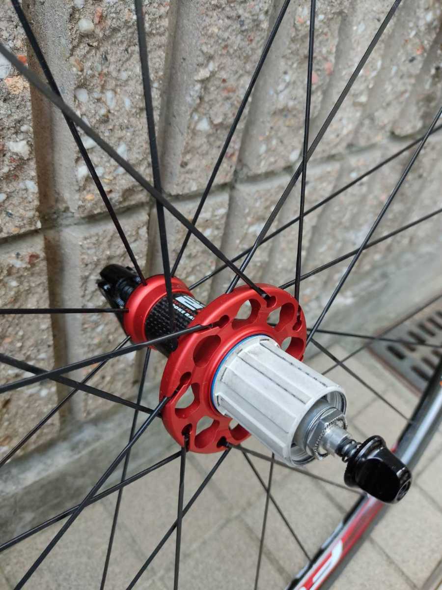 美品 FULCRUM RACING LIGHT XLRフルクラム レーシングライト XLR 超軽量 カーボンホイール 11s CULT チューブラー_3