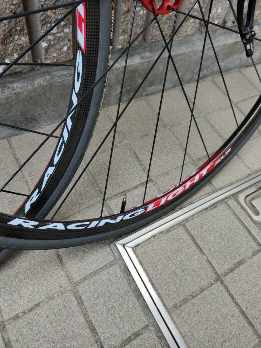 美品 FULCRUM RACING LIGHT XLRフルクラム レーシングライト XLR 超軽量 カーボンホイール 11s CULT チューブラー_8