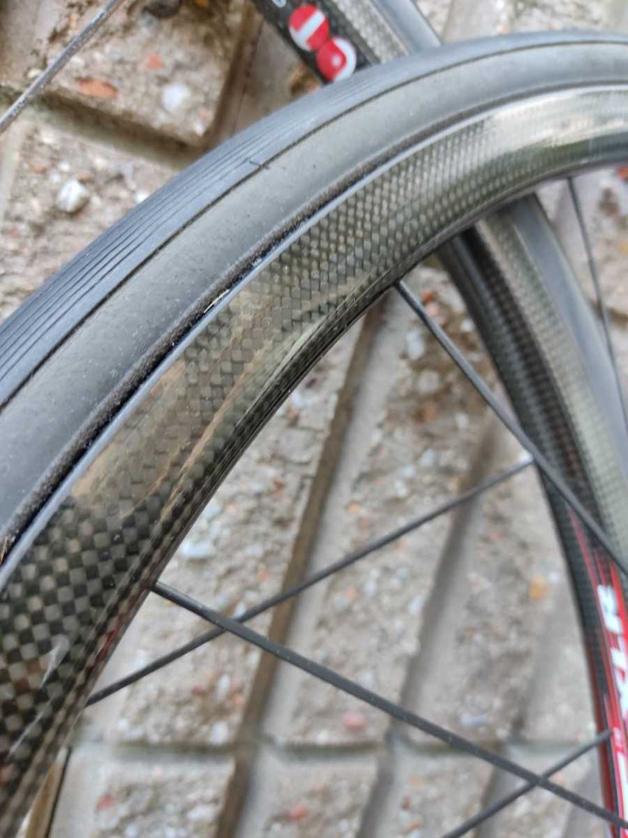 美品 FULCRUM RACING LIGHT XLRフルクラム レーシングライト XLR 超軽量 カーボンホイール 11s CULT チューブラー_9