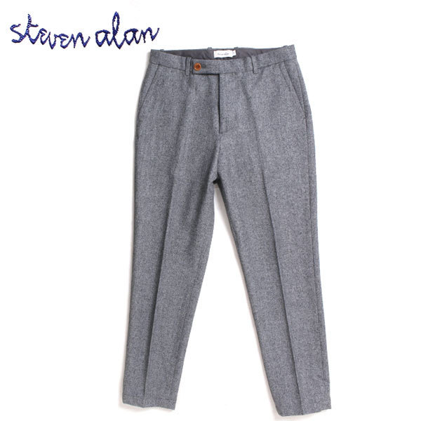 Steven Alan ウールテーパードスラックス sizeS グレー 8114-217-0048