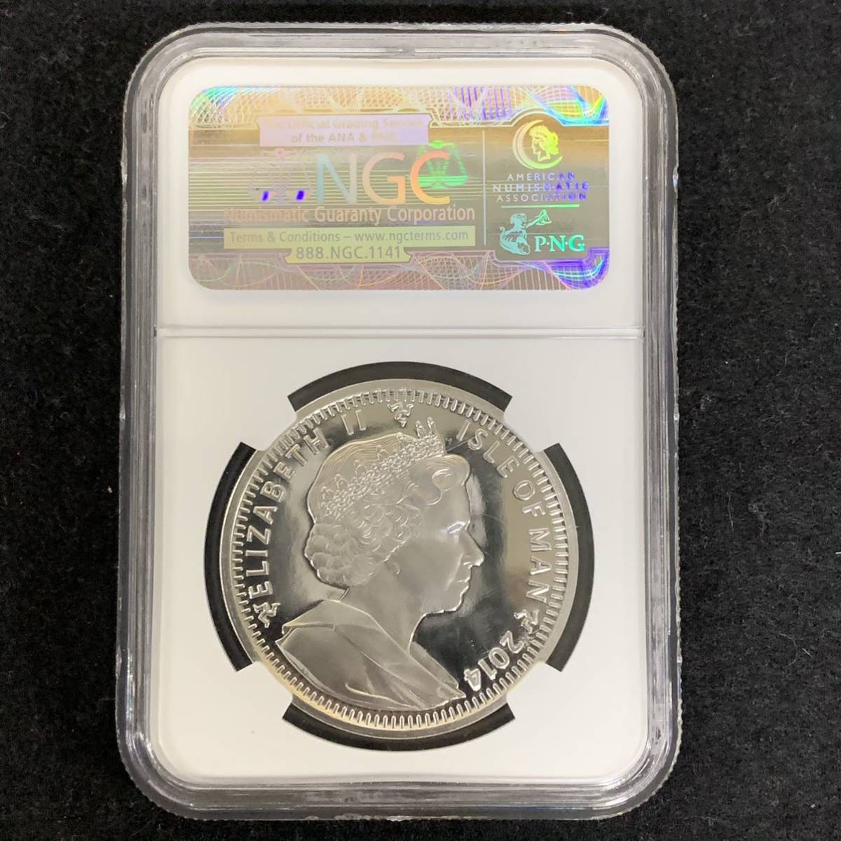 1円~【鑑定付】2014年 マン島 キャットコイン 1oz プルーフ銀貨 31.1g