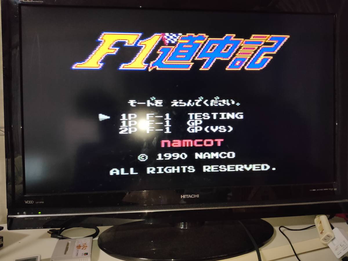 MSX2　F1道中記　ナムコ　ディスクのみ　初期動作確認_2