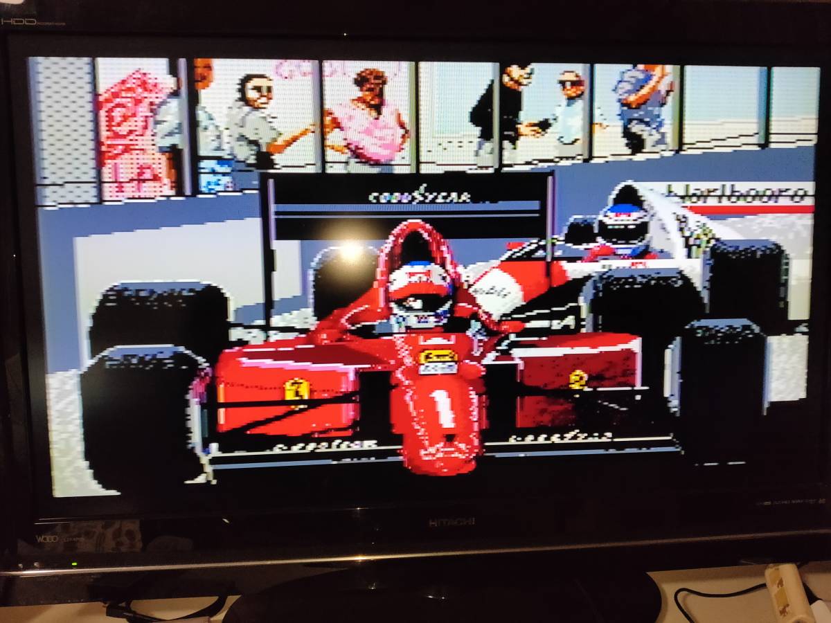 MSX2　F1道中記　ナムコ　ディスクのみ　初期動作確認_4