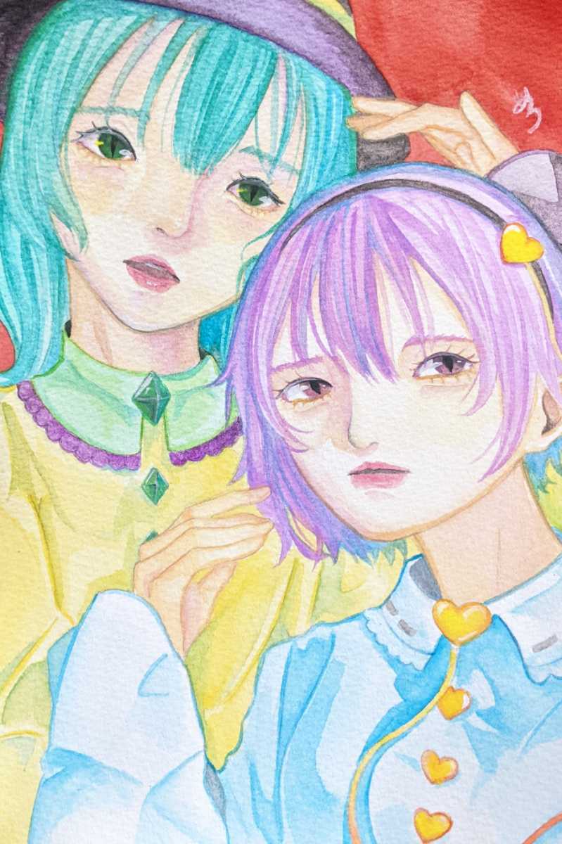 手描きイラスト】 「東方Project 古明地こいし&古明地さとり」星宮みう