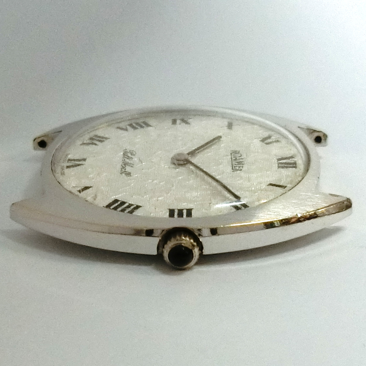 ローマー 手巻き ROAMER ポールモール 花の彫刻柄ダイヤル 1960年代頃 