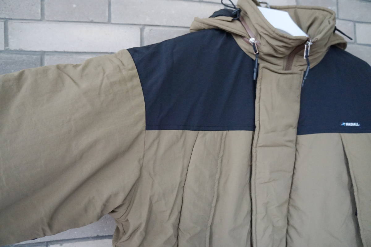 新品未使用RADIALL RED WOOD - MONSTER PARKA SHORT カーキ L(Lサイズ 