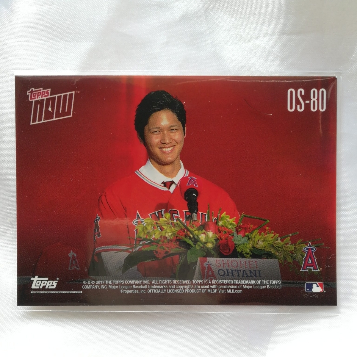 24時間限定オーダー】大谷翔平 初のTOPPS NOW 2017年エンジェルス入団
