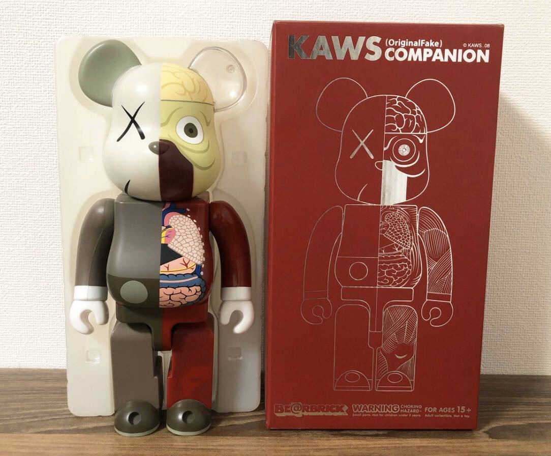 Bearbrick オリジナルフェイク カウズ BE RBRICK - bearbrick Original