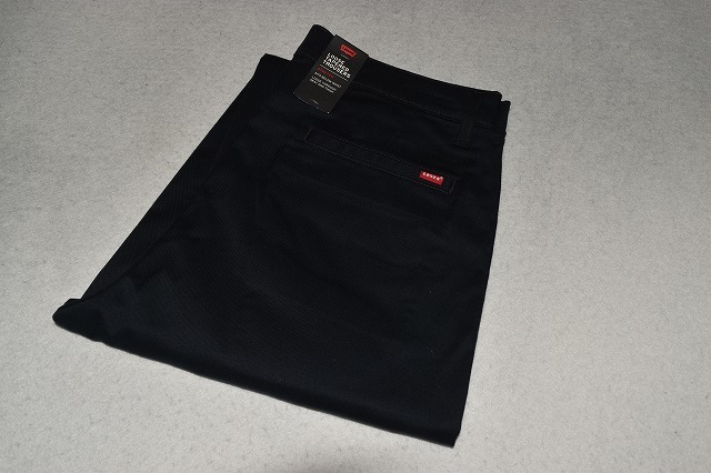 - Jeans Levi\u0027s® cheese Workwear denim LEVIS LOOSE TAPERED TROUSERS ストレッチ　W32　L32　ブラック