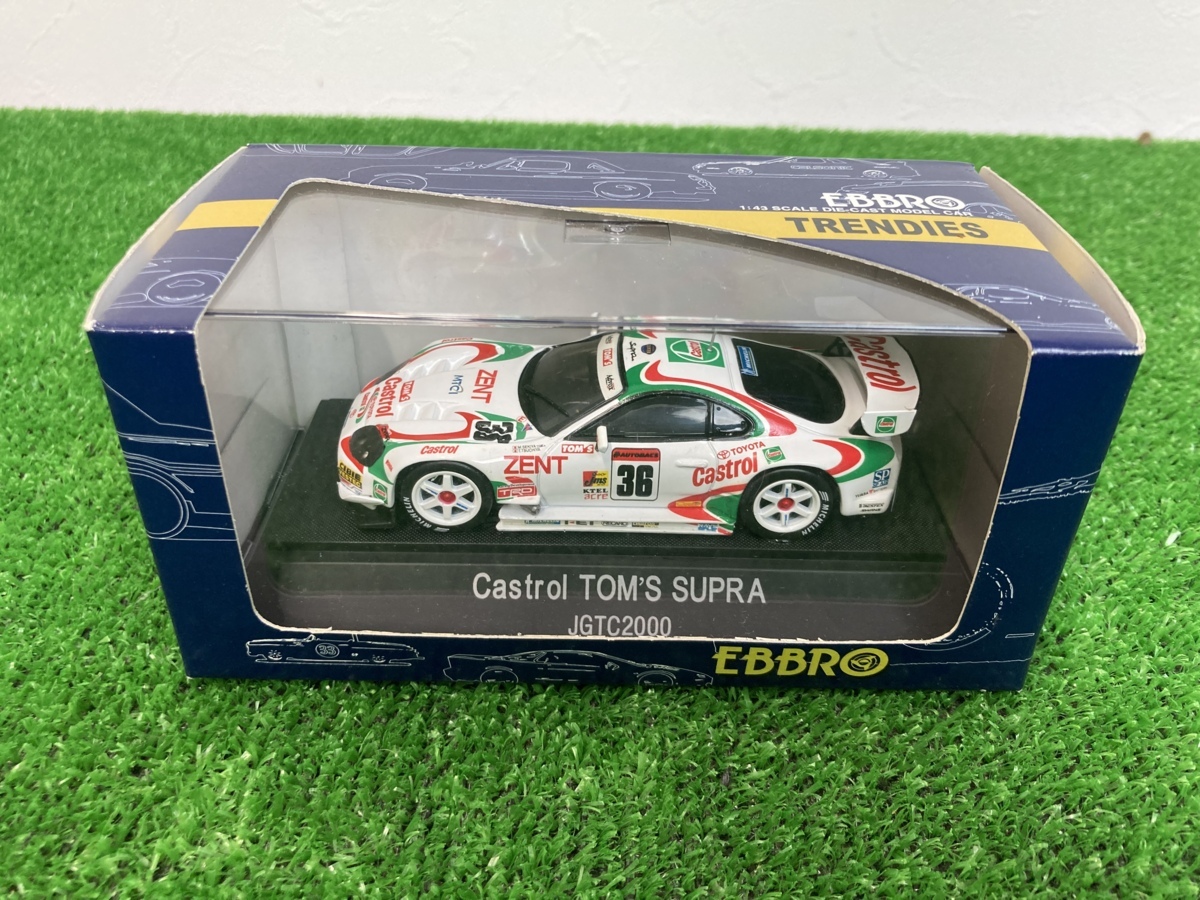 ◎未開封品 EBBRO エブロ 1/43 カストール トムス スープラ Castrol