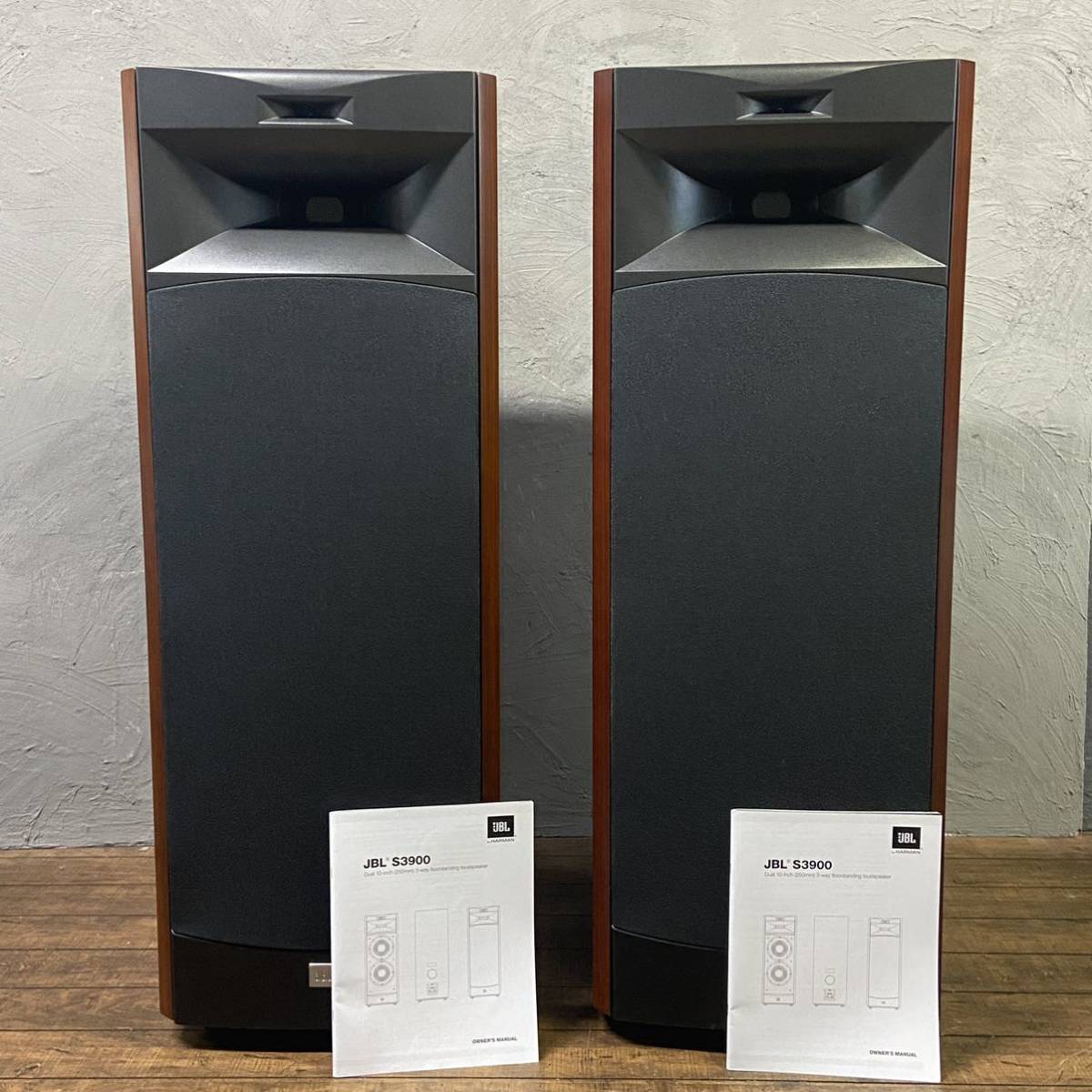 ○(H-ke)【直接引取限定(横浜)】JBL S3900 スピーカーペア 3wayフロア