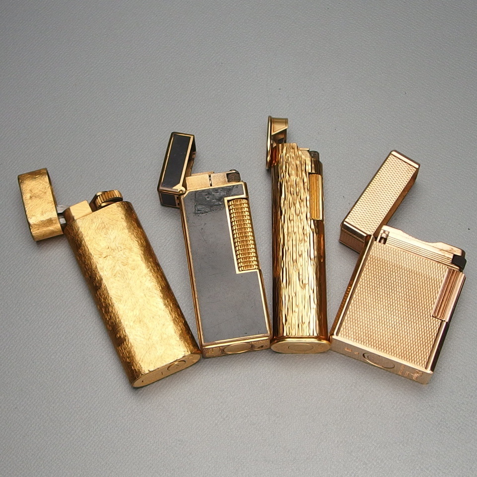 爆買い，低価 【ジャンク ガスライター 4本組】Cartier Dunhill S.T.