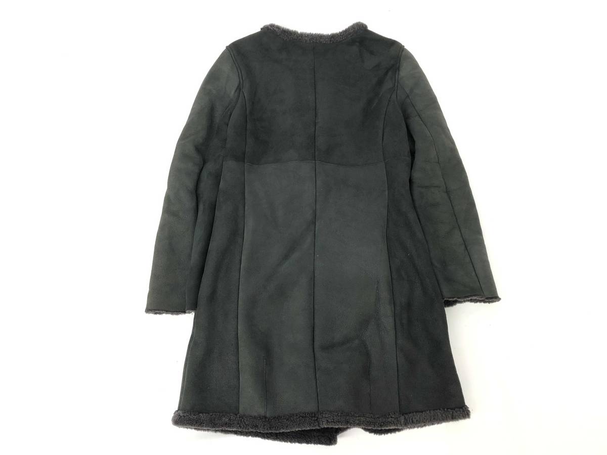 ◇ デプレ レディース 羊革 裏起毛ロングコート アウター サイズL 