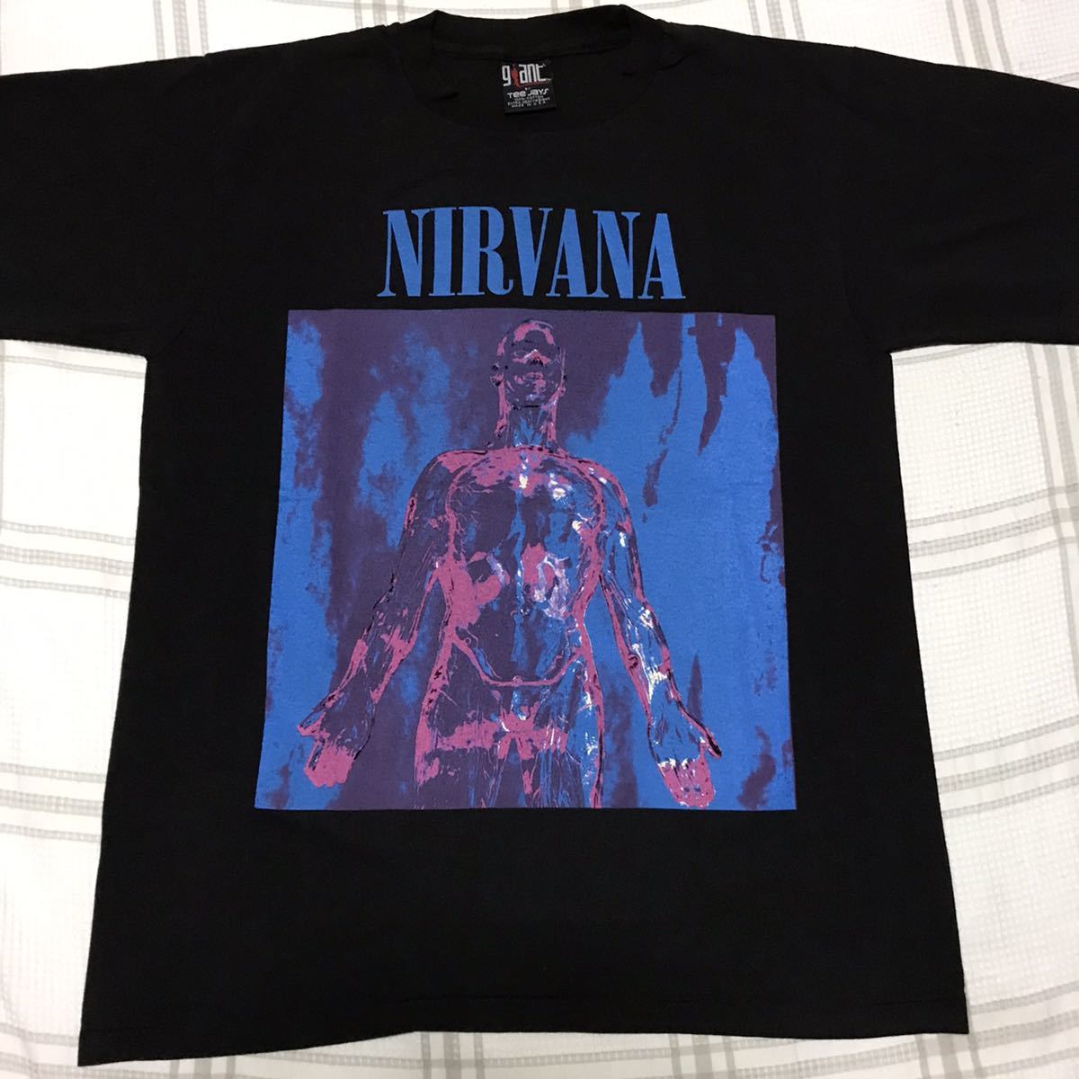 NIRVANA giant XL SLIVER Nirvana Giant Sliver Tシャツ shirt 90s USA 