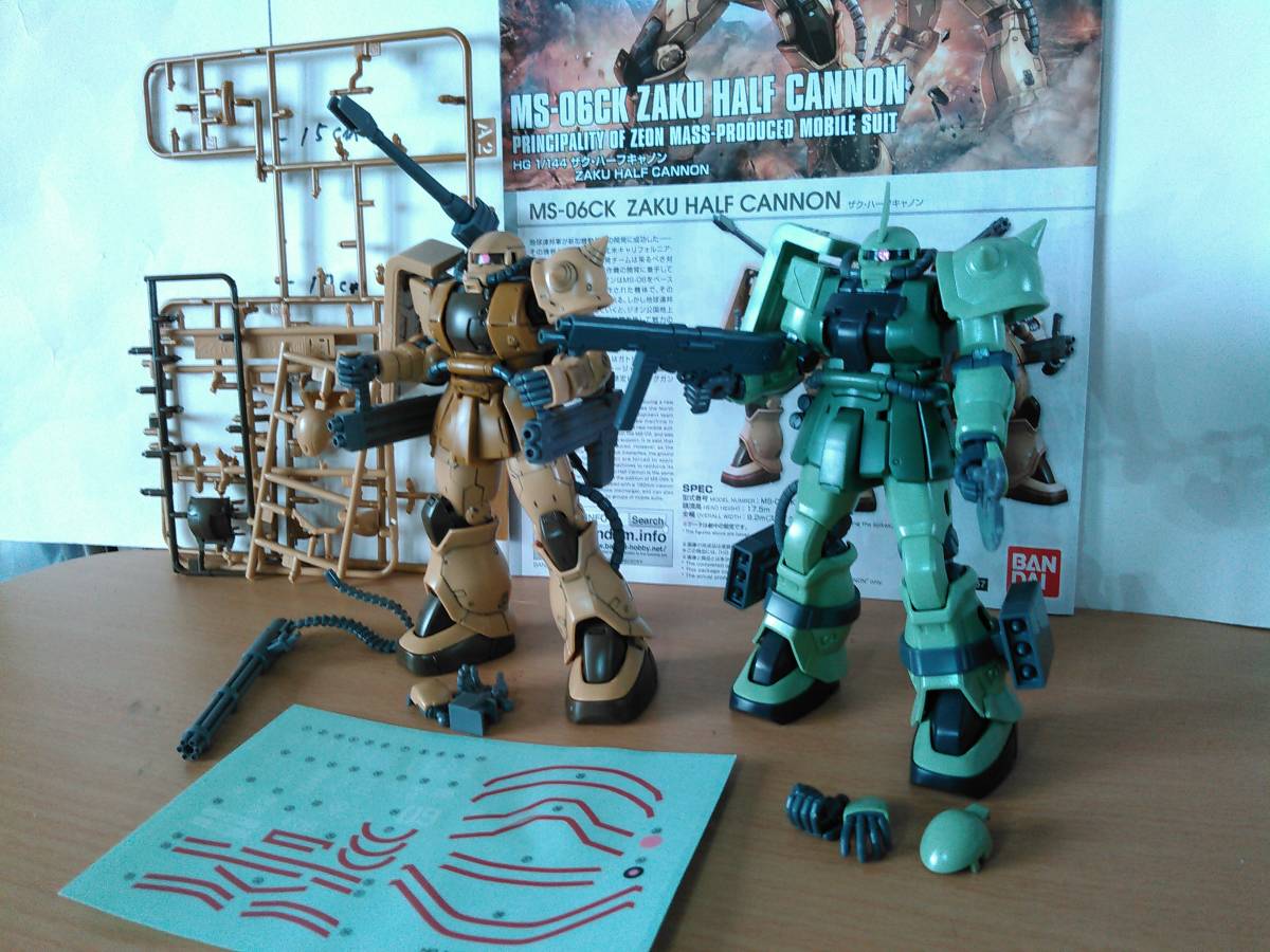 HGUC 1/144 ザクⅡ F2型 指揮官機 ザクハーフキャノン 完成品 