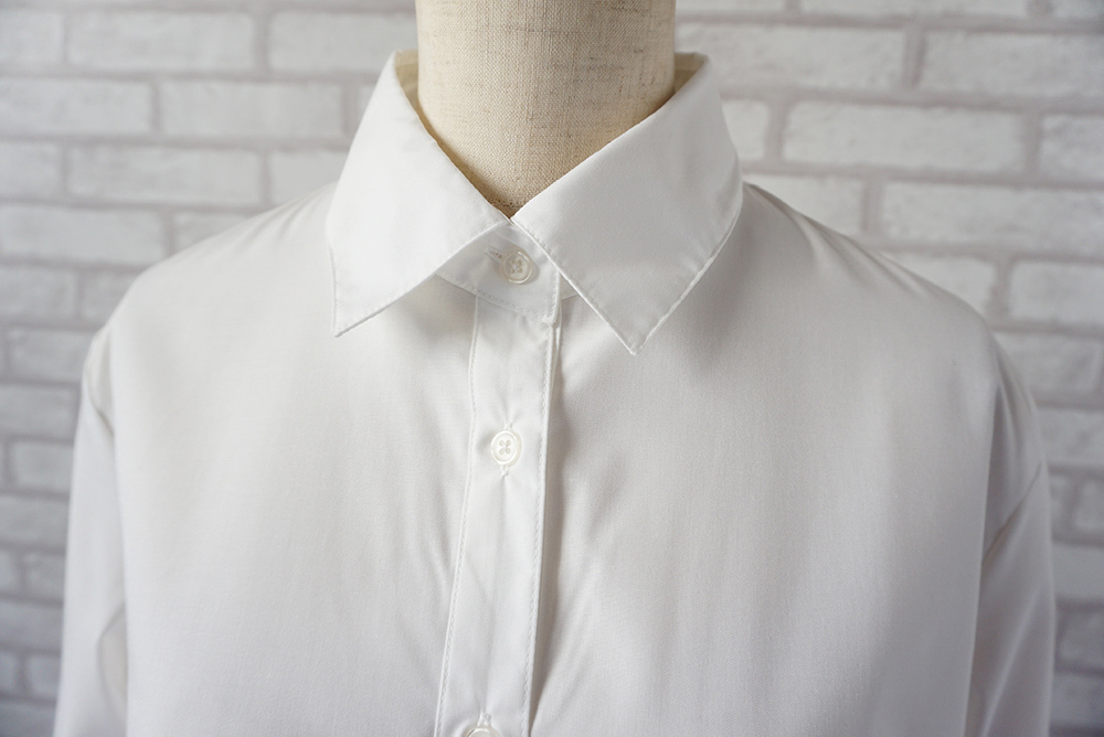 13号 白 涼しい綿混 形状安定 半袖 シャツ ブラウス ベストスーツ 事務服 就活 リクルートスーツ レディース ネコポス便 訳あり 14 Lサイズ 売買されたオークション情報 Yahooの商品情報をアーカイブ公開 オークファン Aucfan Com