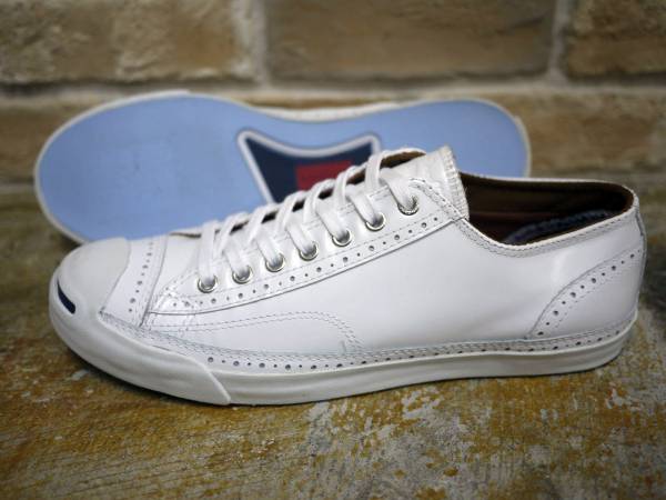 △日本未発売CONVERSEジャックパーセルメダリオンレザー白29.5cm(29.5 
