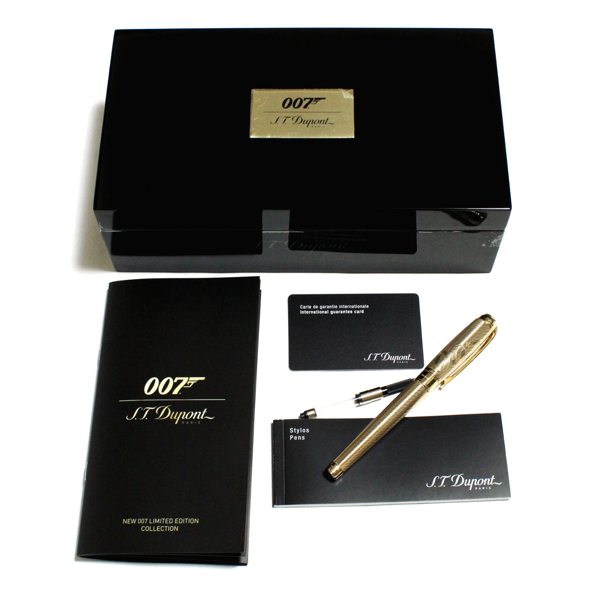 <新品>S.T. Dupont James Bond 007 限定版万年筆 デュポン 万年筆 限定品 007 ジェームズ・ボンド スペクター Spectre