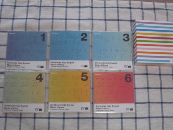 ワールドワイドキッズ Music Library CD 6枚セットPopular Songs_1