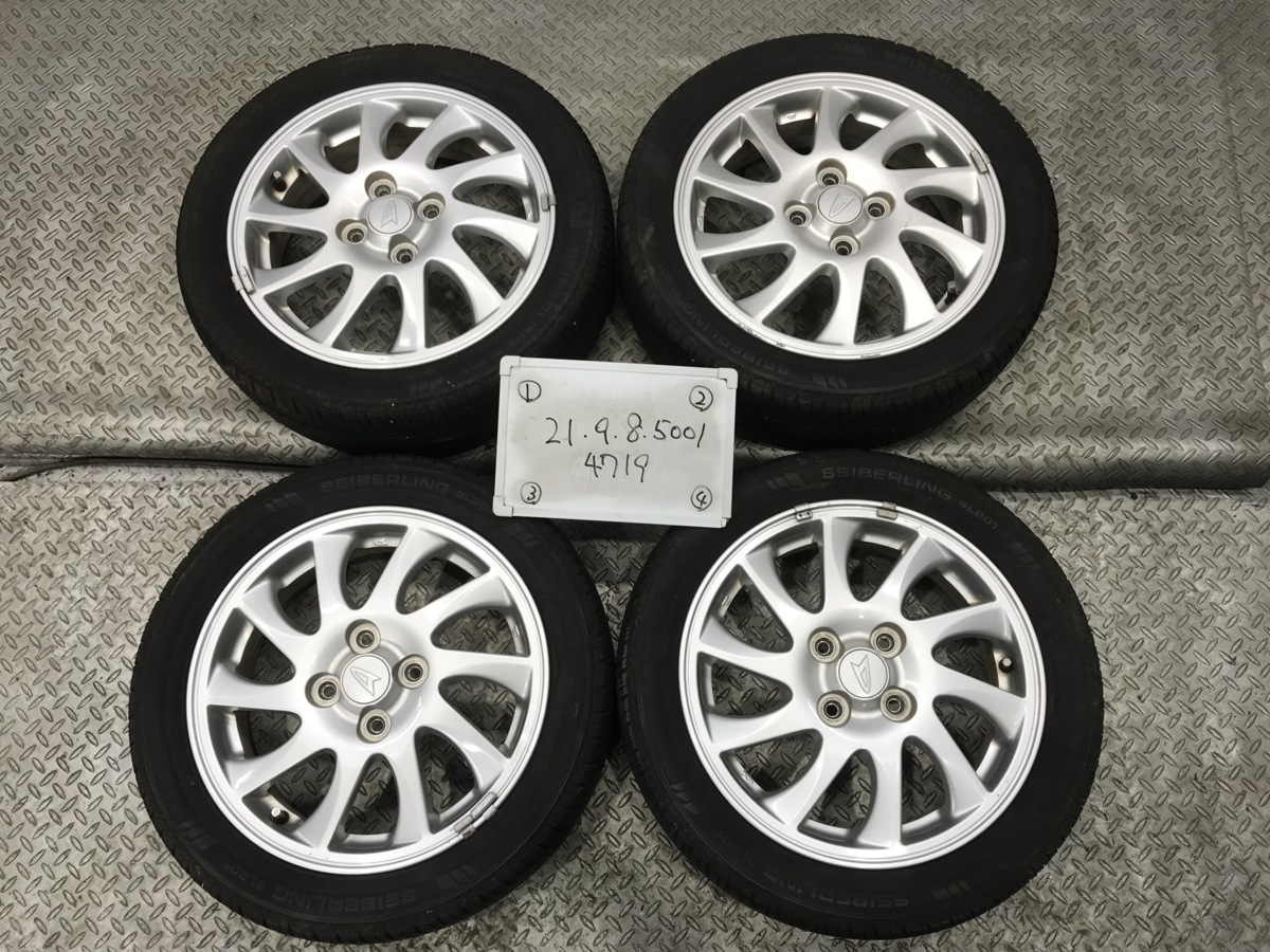 ダイハツ タントカスタム(CBA−L350S)純正15ｲﾝﾁアルミホイールとサマー 