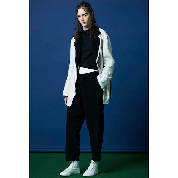 Y's 「Yohji Yamamoto」 2016aw LOOK27 ウール、コットン レイヤード
