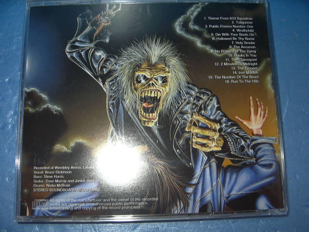 【CD＋ボーナスCD】IRON MAIDEN「NO PRATER OVER WEMBLEY」＋「A REAL DYING ONE」_3
