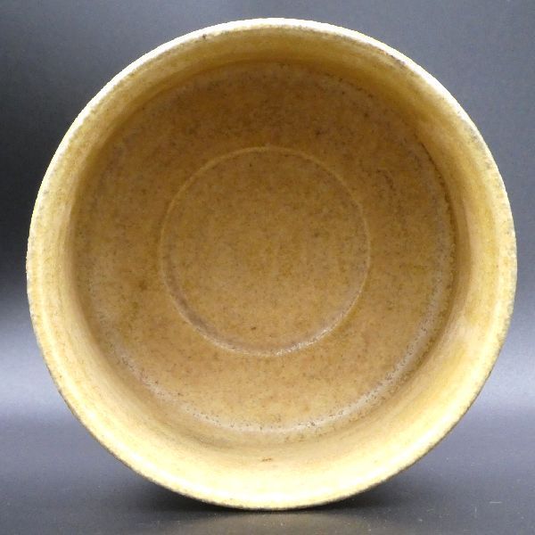□焼物□ 岩月竹光 『黄瀬戸茶碗』 共箱 【茶道具 美濃焼】 工芸品