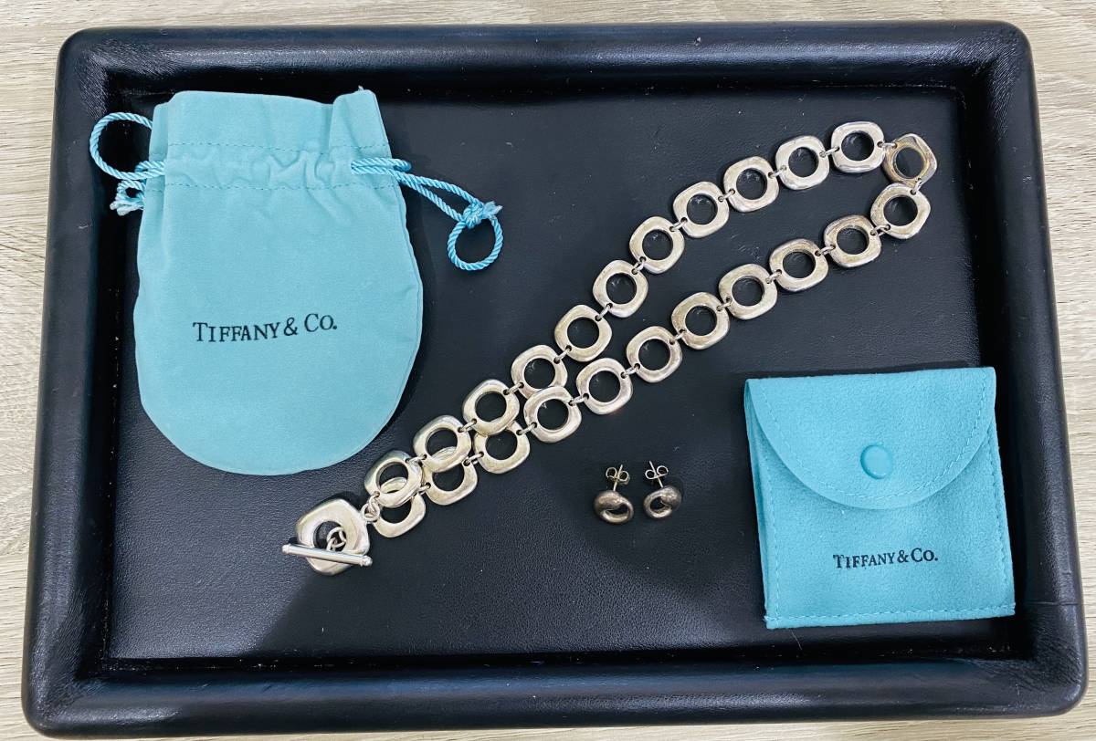 ●　TIFFANY&Co. 　ティファニー　ネックレス　ピアス　９２５　約　72.87g　　おまとめ