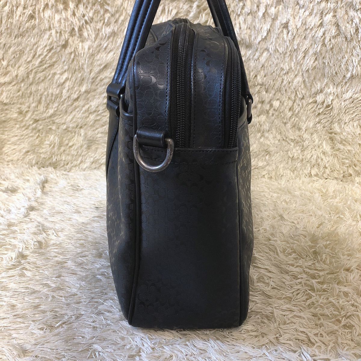 1円スタート☆ ほぼ未使用 COACH コーチ ビジネスバッグ シグネチャー 