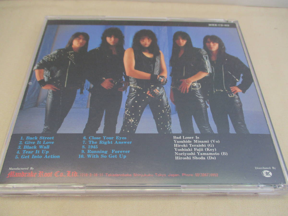 BAD ジャパメタ LOSER INDIFFERENCE CD Utter 廃盤 UTTER Bad