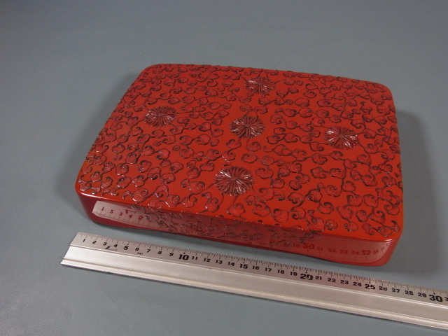 角萬漆器 文箱 沖縄 伝統工芸品 琉球最古の老舗 未使用