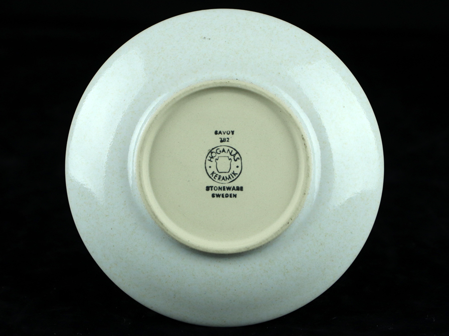 魁】HOGANAS KERAMIK ホガナス savoy カップ＆ソーサー 5客セット 北欧
