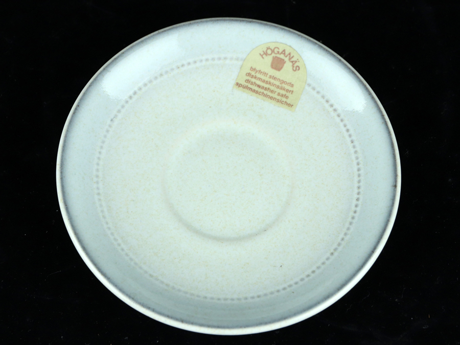 魁】HOGANAS KERAMIK ホガナス savoy カップ＆ソーサー 5客セット 北欧