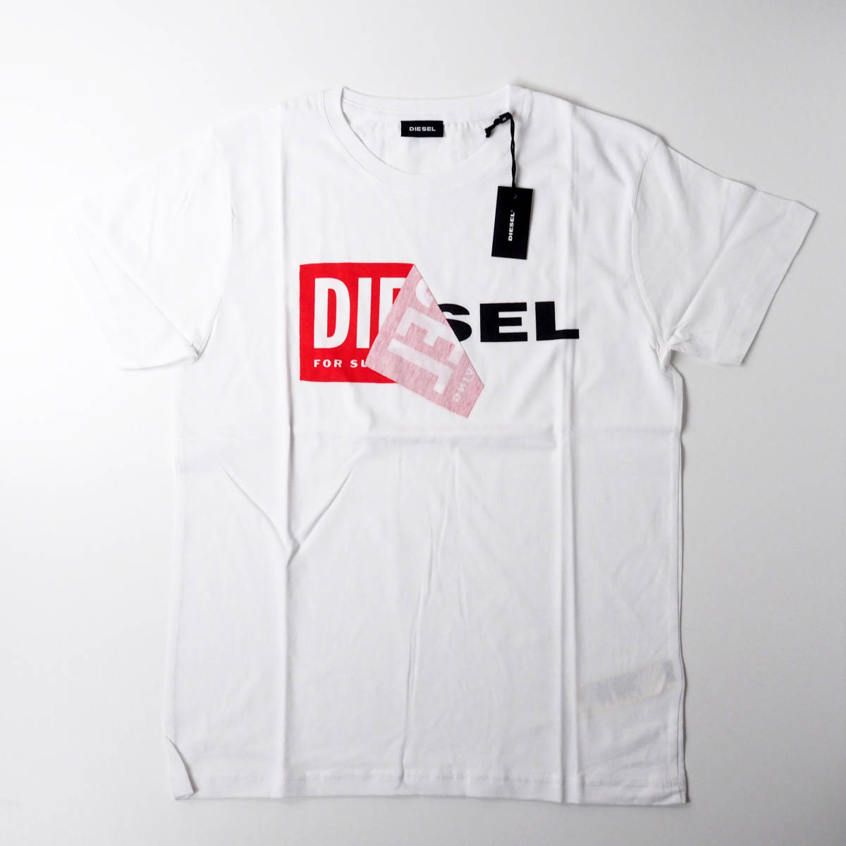 新品正規品】 DIESEL ディーゼル T Diego QA 新旧 ブランド ロゴ T 