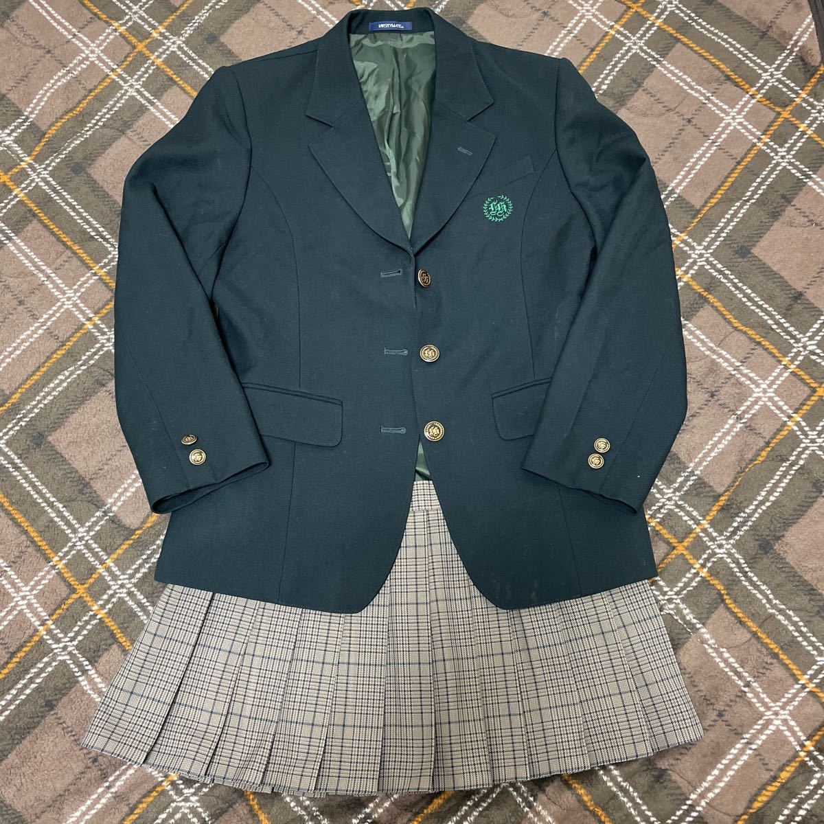 大阪 布施北高校 制服 ブレザー マイクロミニスカート 冬用 W75 丈29 大きいサイズ