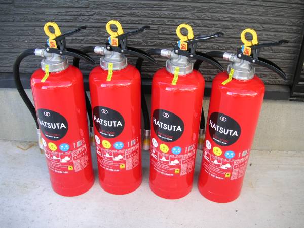 粉末ABC消火器　SP-10X　4本　2006年製　防災　消防_1