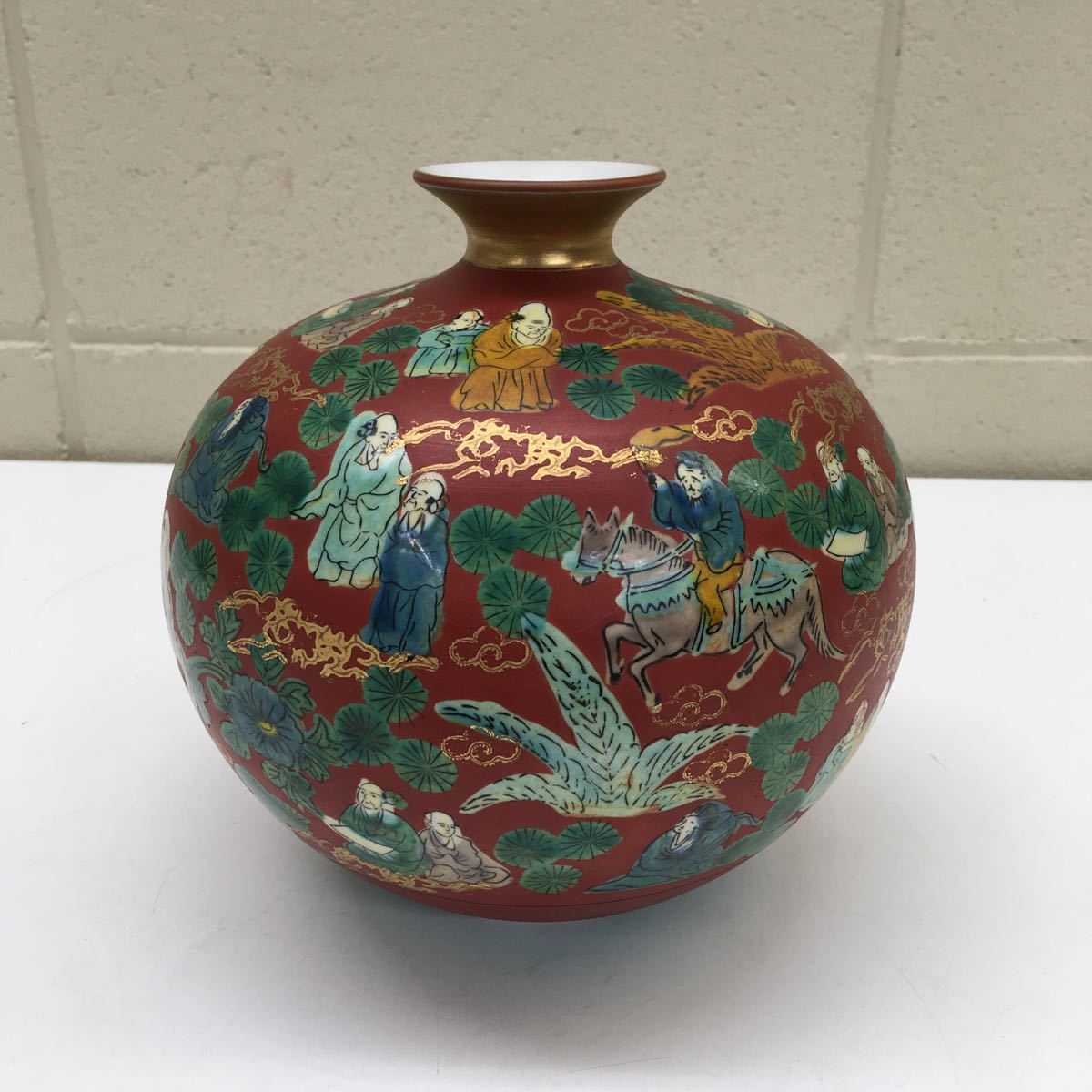 青木木米 花瓶 明治五年 青木木米 花瓶 B66963679