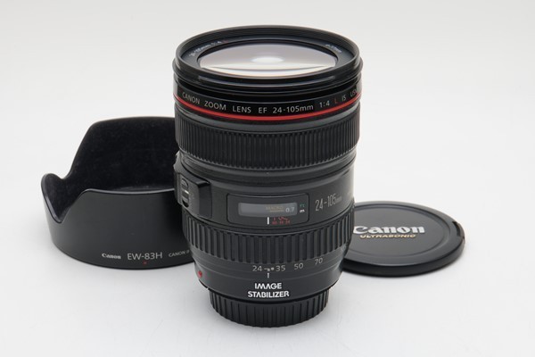 【フジヤカメラ】難有り品 Canon EF 24-105mm F4 L IS USM (専用フード付き) キヤノン AF一眼レフ用 標準ズームレンズ