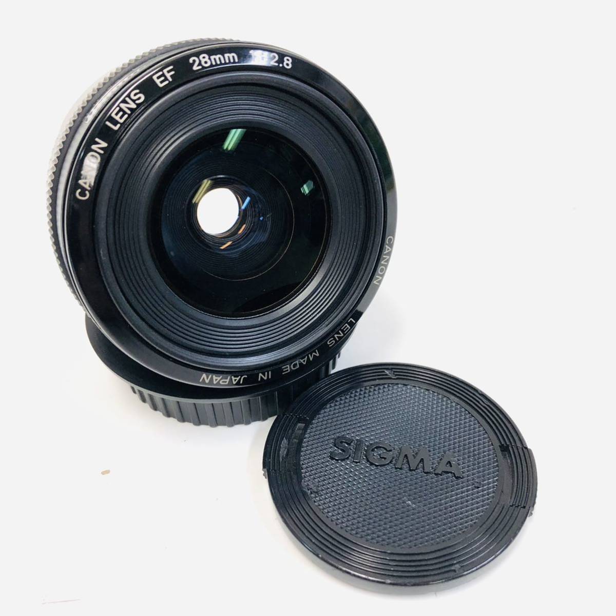 動作確認済】Canon EF 28mm F2.8 単焦点レンズ 動作確認済】Canon EF