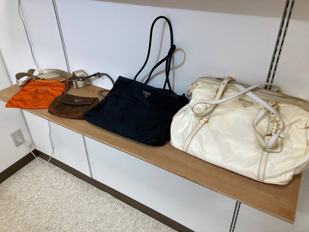 100%新品，大人気 PRADA プラダ ナイロン バッグ 4点 トート 