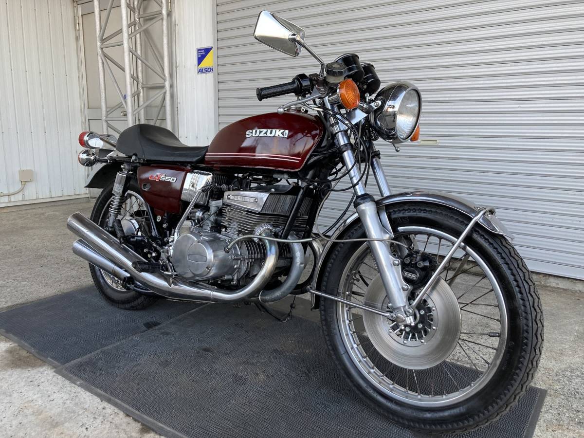 大得価，安い GT550 13-13 SUZUKI 1975年製.空冷2ストローク直列3気筒エンジン実働 吹け上がり良好 /輸入新規.国内未登録/愛知県豊橋市/E30908-13-0H5Z(401cc-750cc)｜売買されたオークション情報、yahooの商品情報をアー 401cc-750cc