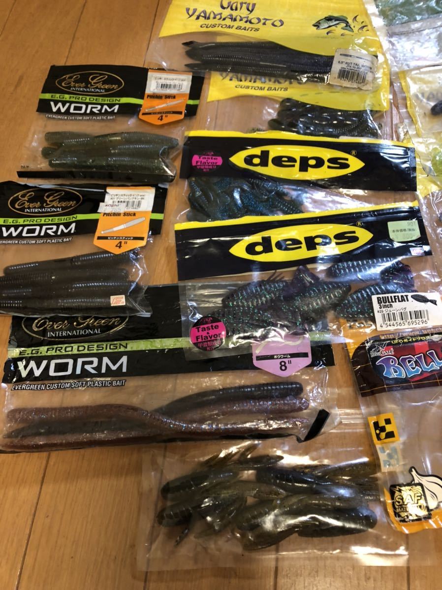 デプス deps ルアーセット 最終 ルアー バス釣り引退ハード、ソフト