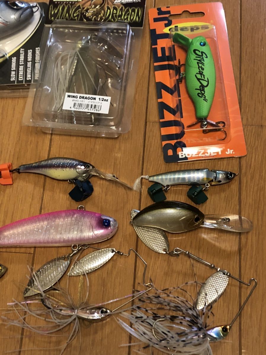 デプス deps ルアーセット 最終 ルアー バス釣り引退ハード、ソフト