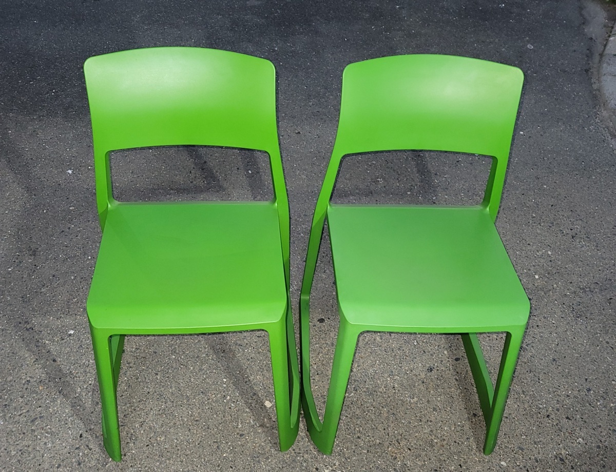 ☆vitra／ヴィトラ☆Tip Ton／ティプトンチェア☆2脚セット☆グリーン