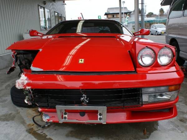 最落なし フェラーリ テスタロッサ 事故現状車 １９９０年 テスタロッサ 売買されたオークション情報 Yahooの商品情報をアーカイブ公開 オークファン Aucfan Com
